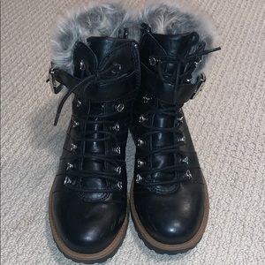 Target faux fur winter boots